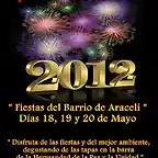 CARTEL FIESTAS DE ARACELI 2012