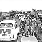 Manresa Pont de San Francesc Barcelona 1963