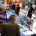 Stand de l'Aeroteca en Las Ramblas de Barcelona