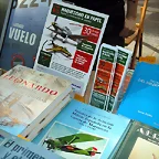 Stand de l'Aeroteca en Las Ramblas de Barcelona