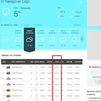 Tiempo el s?bado