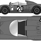 Alfa Romeo 33 - Nrburgring '67 #20 blueprint
