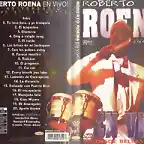 Roberto Roena - En Vivo En Vellas Artes - Caratula DVD