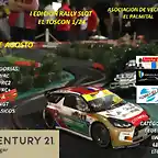 CARTEL RALLY SLOT 124 EL TOSCON