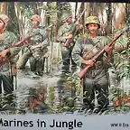 Master Box - U.S. Marines In Jungle - 1-35