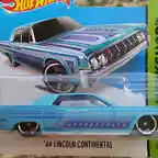 LINCOLN CONTINENTAL '64 AZUL