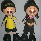 Hugo y Mar?a zumba mu?ecos