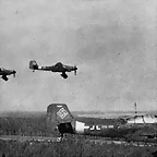 Stukas alemanes del escuadrn Kuhlmey apoyando a los fineses.