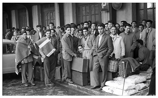 Madrid Estacion del Norte 1957