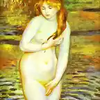 Pierre-Auguste+Renoir+-+The+Bather+(After+the+Bath)+