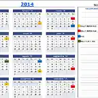 CALENDARIO 2014...