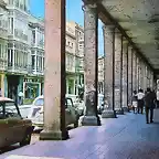 Palencia Calle Mayor soportales por dentro 1969