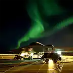 Aurora boreal y B-2