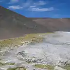 Pictografía en los cerros  "Salar de Infieles"