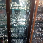Vitrina con navajas antiguas en Sheffield (UK)