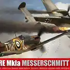 Airfix - Spitfire Mk1A-Messerschmitt Bf-110C-2 - 1-72