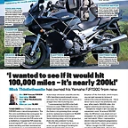 300,000 Kms Yamaha FJR1300