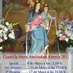 Fechas Ensayos Maria Auxiliadora