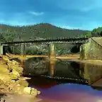 Puente del Manzano, aguas arriba.FC Riotinto