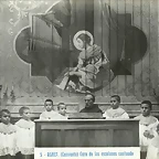 Agres - postal coro escolanos cantando -  BV josehuguet JH27 414 - AomCli - copia