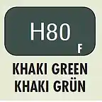 kaki green