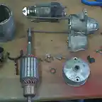 motor de arranque sucio