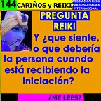 144 CARI?OS Y REIKI que se siente en la iniciaci?n