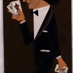 Caricatura del Mago Gaditano Len Camacho