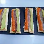 Panecillo de anchoa con guacamole