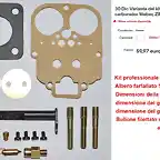 kit de reparaci?n profesionalcarburador Weber