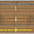 USN Carrier deck 1942-44 lift area