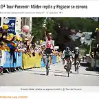 Tour L 'Avenir 2018. Gino Mader.