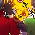 Konachan.com - 85077 blue_hair gloves kaito matryoshka_(vocaloid) parody vocaloid
