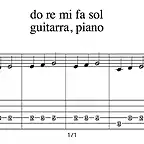 doremifasol guitarra piano