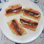 Tapas de sardina marinada