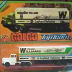 scania chico Team Williams blanco caja negra blister