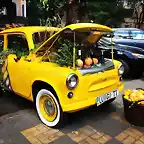 old-retro-lemon-car-design-car-near-restaurant-old-retro-lemon-car-181755248