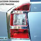 embellecedor cromado piloto trasero.KK-CMAC-03.Hi-motors