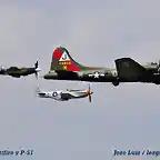 B17, Spitfire y P-51