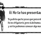 no te has presentado