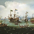 The return to Amsterdam of the second expedition to East Indies19.7.1599 Andries van Eertvelt.National Maritime Museum.