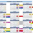 CALENDARIO 2022