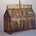 arqueta relicario de Sta.Valeria, 1175-1190, Limoges. The State Hermitage Museum, San Petersburgo.
