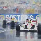 F1 Senna y Mansell, GP Australia 91 38x28