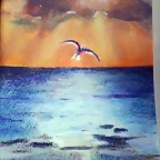 Marina en tiza pastel