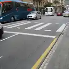 bilbao  pasos de cebra pensando en las motos