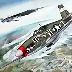 P-51C Don Gentile vs Bf.110