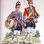 grenadier-drummer del regiment de Barrell