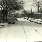 Malaga Colonia de Santa Ines nevada. Febrero de 1954