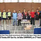 El Valencia con el IES la Torreta CAMPEON